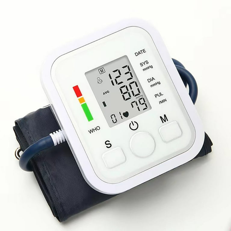 Automatic Upper Arm Blood Pressure Monitor, Blood Pressure Cuff 9-17 inch,  Blood Pressure Monitors for Home Use with Digital LED Display, 2×199 Sets