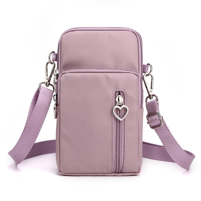 Bolso Bandolera Pequeño Para Teléfono, Bolso Bandolera Para Mujer, Bolso Bandolera Para Teléfono Celular, Mini Cartera Con Correa Para El Hombro, Rosa