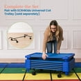 thumbnail image 6 of ECR4Kids Stackable Kiddie Cot, Ready-To-Assemble, Toddler Size, Daycare Essentials Blue, 6-Pack, 6 of 9