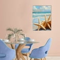 thumbnail image 2 of ZFLMY Starfish Shells Beach Wall Art Canvas Prints Home Decor 12x16in, 2 of 5