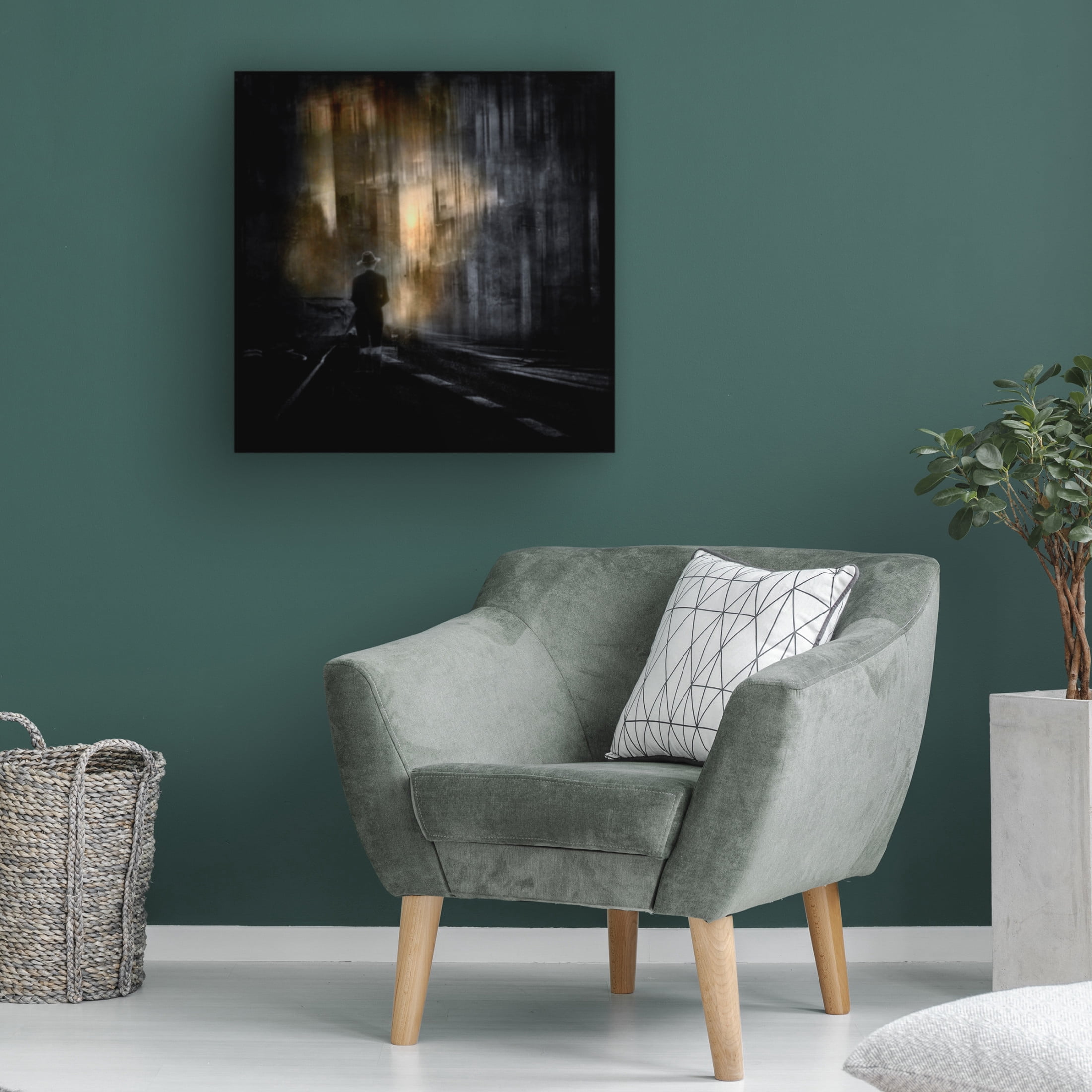 Canvas Wall Art - Rachel Pansky 'Hope' Wall Art for Living Room, Bedroom, or Office Décor by Trademark Fine Art - 14 x 14 Inches