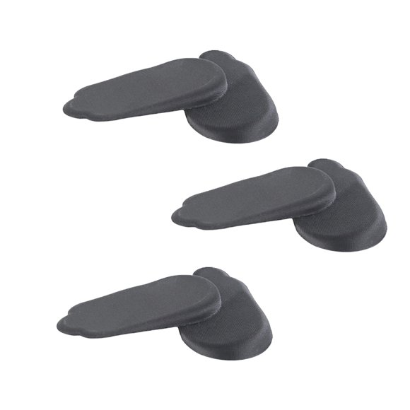 EeaseMX 3 pares de almohadillas para el arco plantar, soporte para pies, plantillas correctoras de piernas con forma XO, corrector de pie plano, color negro