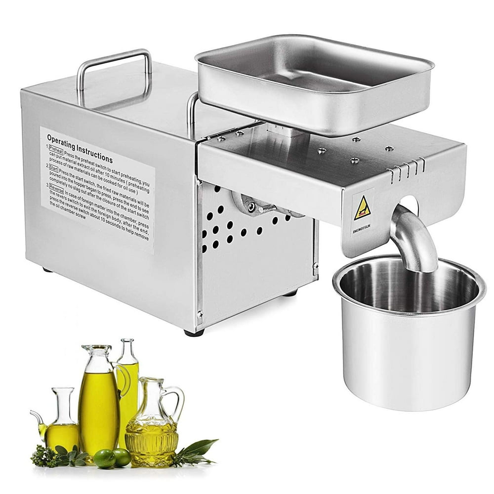 Oil Press Machine 450 Watt Commercial Grade Home Automatic Oil Press