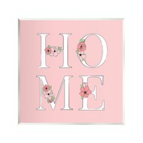 Stupell Industries Home with Flower Blossoms Botanical & Floral Painting Unframed Art Print Wall Art, 12 x 12