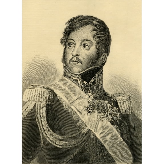 Comte Jean Rapp 1771-1821. Lieutenant General Under Napoleon.Photo-Etching