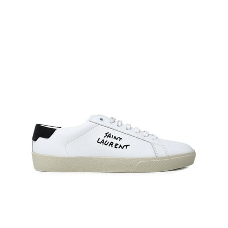 

Saint Laurent Man White Leather Sneakers