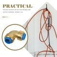 thumbnail image 3 of LOLIPPYY Copper Elbow Union Coupling for Water Pipes, Plumbing Connector, 1 Piece Fitting for Professional Plumbing Use, 3 of 6