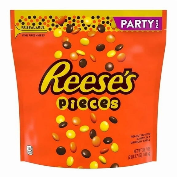 Reese's Pieces Peanut Butter in a Crunchy Shell Candy, Party Pack 35.7 oz