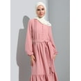 thumbnail image 2 of Dusty Rose - Modest Dress - Refka, 2 of 5