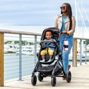 Evenflo Pivot Xpand Modular Travel System with LiteMax™ Infant Car Seat, Sabino Grey