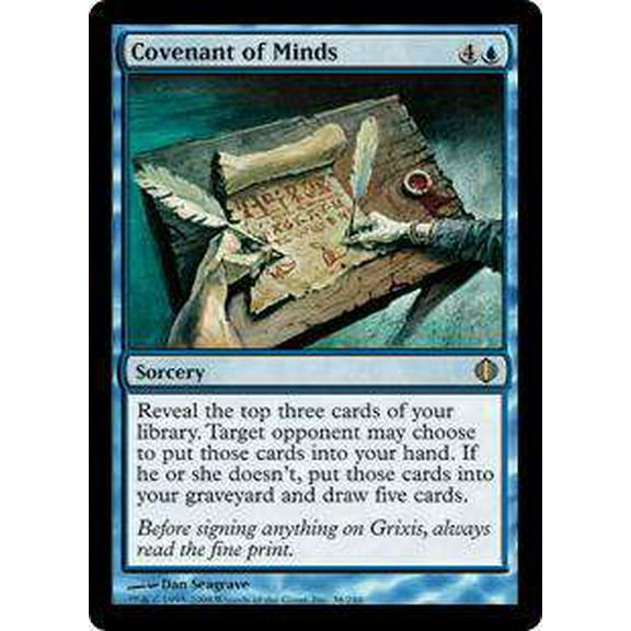 MtG Shards of Alara Rare Covenant of Minds #38