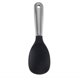thumbnail image 1 of Stainless Steel Silicone Rice Spoon, Non-stick Pan Flexibility Strong Hanging Hole Design Rice Cooker Rice Spoon, Kitchen Supplies (1 Piece, Bl, 1 of 5