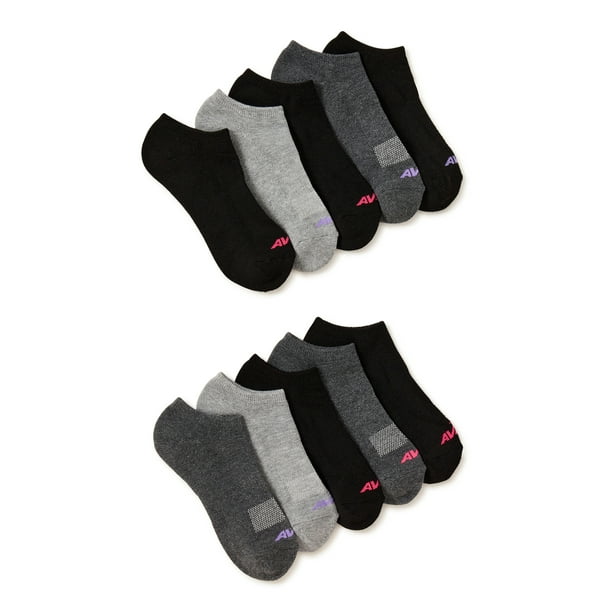 Avia Avia Women's Performance Cushioned Low Cut Socks, 10Pack