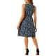 thumbnail image 3 of INSPIRE CHIC Vestidos Midi Florales para Mujeres, Vestido Casual de Verano para Invitadas de Boda, Sin Mangas, Talla XL, Azul Púrpura, 3 of 5