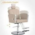 KIGOTY Barber Chair Reclining Salon Chair for Salonsfor Hair