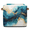Multicolor 2, variant on CURLYOOT 13 x 13 Inch Cube Storage Bin, Teal Gold Marble Waves Fabric Storage Cube Baskets, Closet Shelves Foldable Bins with Leather Handles for Home Organizer