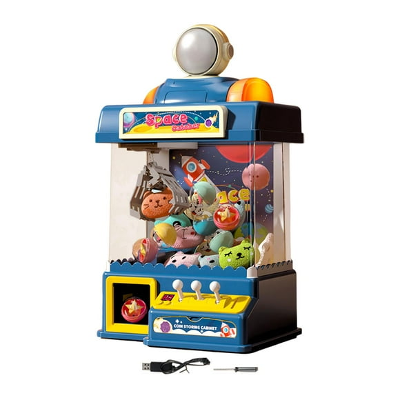 Juego de mesa CUTICAT máquina de garra electrónica con luz y sonido azul