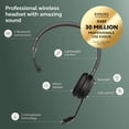 thumbnail image 2 of Auriculares inalámbricos de un solo oído Jabra Evolve 65 TE Black, 2 of 6