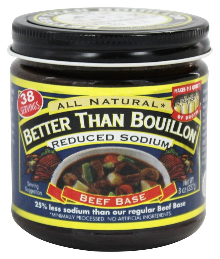 Better Than Bouillon Beef Base Reduced Sodium 8 oz (pack of 4
