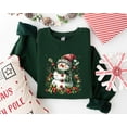 thumbnail image 6 of Cute Snowman Christmas Sweatshirt | Festive Winter Holiday Pullover, 6 of 8
