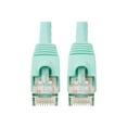 thumbnail image 1 of Eaton Tripp Lite Series Cat6a 10G Snagless UTP Ethernet Cable (RJ45 M/M), Aqua, 25 ft. (7.62 m) - Patch cable - RJ-45 (M) to RJ-45 (M) - 25 ft - UTP - CAT 6a - snagless, stranded - aqua blue, 1 of 4