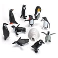 thumbnail image 2 of zhaomeidaxi 11Pcs/Set Plastic Penguin Figurines, Cute Ocean Animal Penguin Figure Model Toys for Kids Children â Realistic Animal Model Birthday Gift, 2 of 7