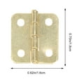 thumbnail image 3 of Taxenne 20pcs Hinges Miniature 1: Miniature Furniture Cabinet Closet With 80 Screws Yellow, 3 of 10
