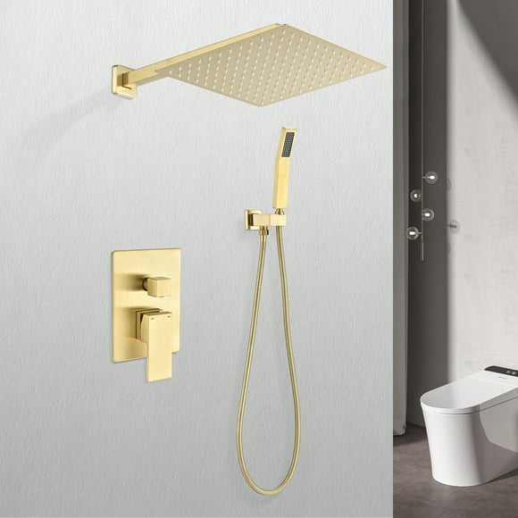 12” Rain Shower Head Systems Wall Mounted Shower
