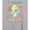 thumbnail image 3 of The Smurfs - Smurfette Art Nouveau - Women's Oversized Graphic T-Shirt, 3 of 5