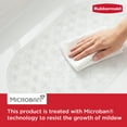 thumbnail image 3 of Rubbermaid INSTAMAT Tub Mat, Non-Slip Bath Mat Hangs on Showerhead for Fast Drying, BPA-Free TPE, 27.2" x 15.2", Clear, 3 of 9