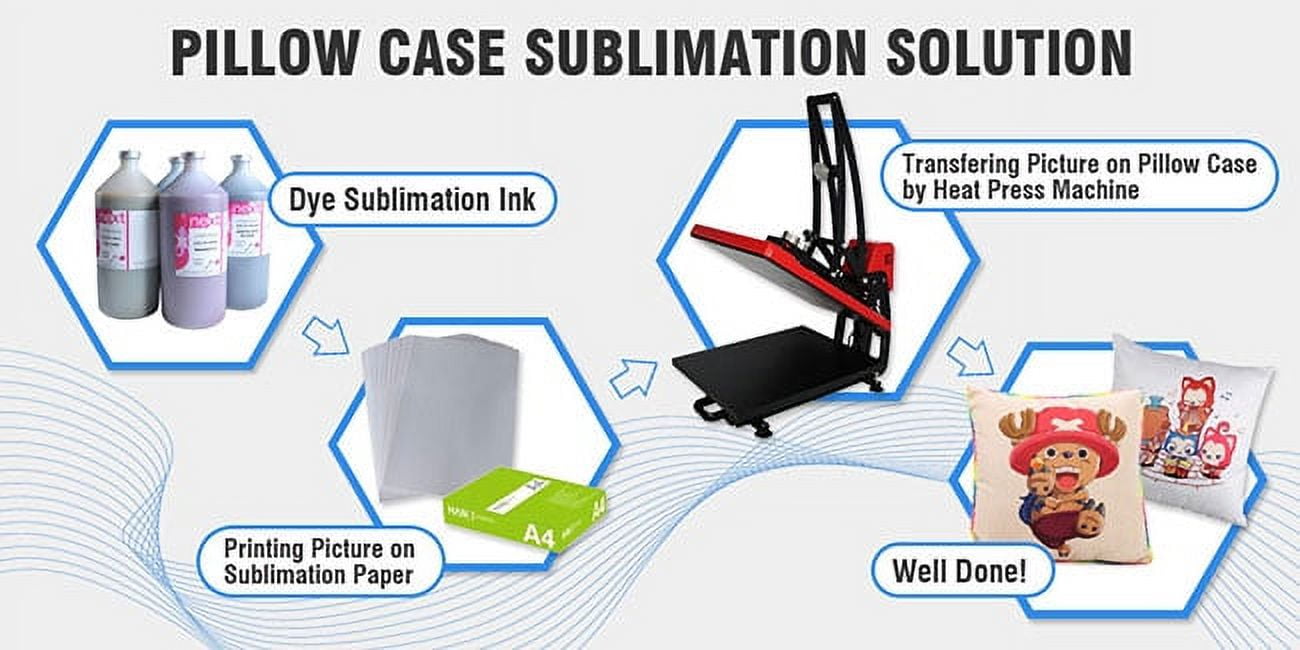 CALCA 16" x 20" Heat Press Machine Auto Open Slide Out T-Shirt Sublimation Transfer Press Vertical Version for Clothes, Mouth Pads, Tiles