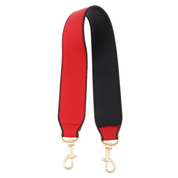 PU Leher DIY Shoulder Strap Comfortable Handle Belt 20'' Red