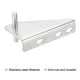 thumbnail image 4 of Inoxidable Acero Bisagra Congelador Puerta Bisagras Centro Columna Bisagra Derecha Eje Diámetro 0,28-Pulgadas para Refrigerador con Tornillos Unique Bargains bisagras de puerta, 4 of 5