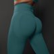 thumbnail image 3 of MKLEKYY Leggings deportivos para mujer, nuevos pantalones de yoga ajustados de punto sin costuras color melocotón para mujer, cintura alta y pantalones para correr y fitness 5031, 3 of 4