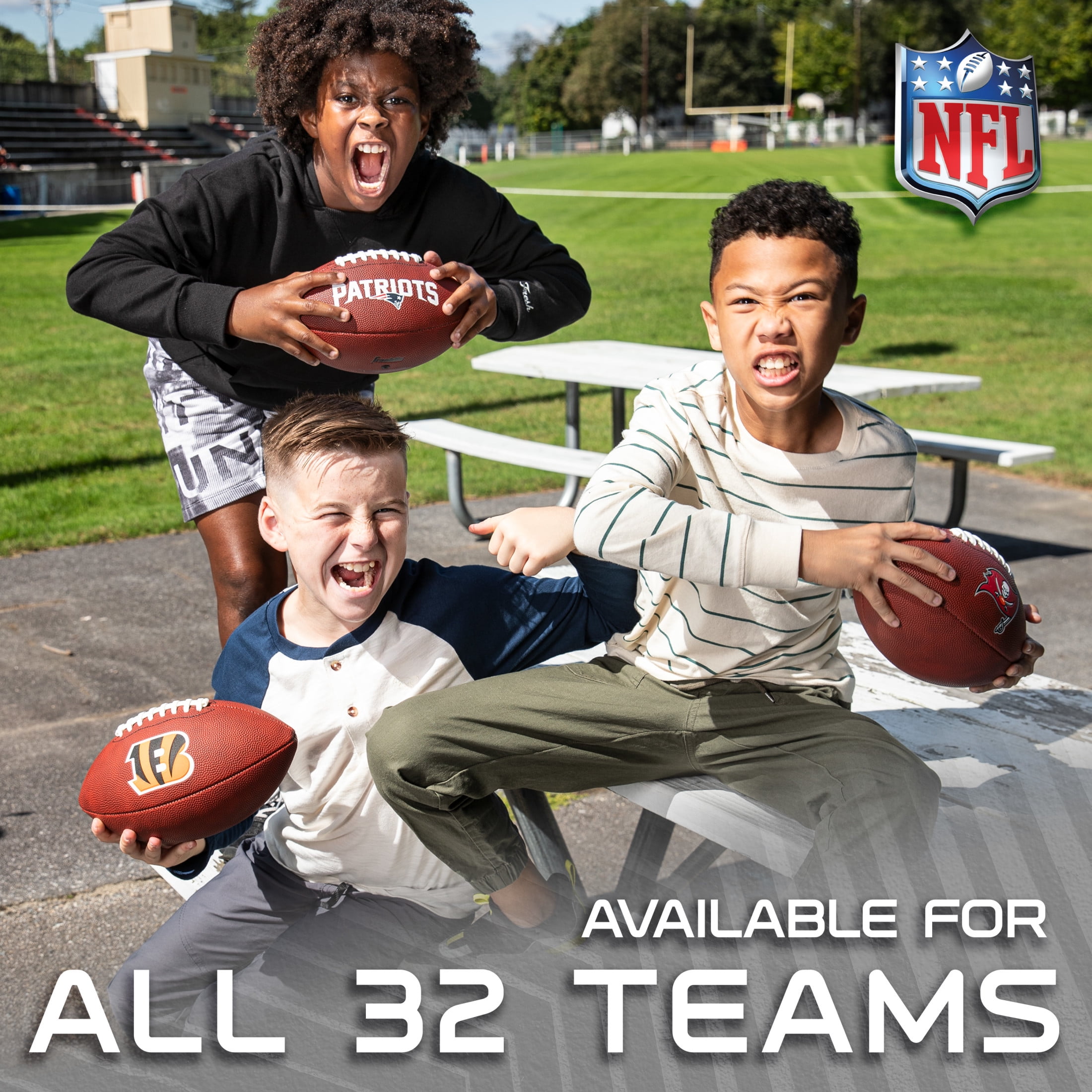 Franklin Sports NFL Tampa Bay Buccaneers Football - Youth Junior Size Football for Kids - Official NFL Team Logo + Colors Youth Football - Kids NFL Fan Shop Football