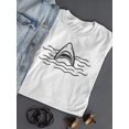 thumbnail image 3 of Cool Ocean Shark Open Mouth Sea T-Shirt Women -Image by Shutterstock, Female Large, 3 of 4