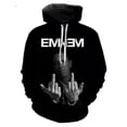 thumbnail image 1 of Eminem Printed Hoodie Rap Men Women Hoodie Warm Shirt Top Black, 1 of 2