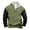 Light Green #050, variant on Men's Outdoor Work Sweatshirts Quarter Zip Sweater Pullover Long Sleeve Fleece Athletic Workout Golf Sweatshirt Black L