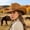 Brown, variant on Western Cowboy Hat Classic Fashion Jazz Design for Outdoor Sun Coffee One Size