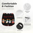 thumbnail image 6 of Lsque Lgbt Gnome Printed Women's Running Shorts with Liner Pockets,Elastic Quick Dry Workout Athletic Gym Yoga Shorts,Womens High Waist Shorts-XX-Large, 6 of 9