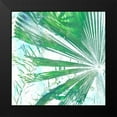 thumbnail image 2 of Ilosky, Pam 15x15 Black Modern Framed Museum Art Print Titled - Emerald Palms I, 2 of 5