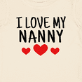thumbnail image 4 of Inktastic I Love My Nanny Boys or Girls Baby T-Shirt, 4 of 5
