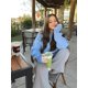 thumbnail image 2 of Jersey Aelfric Eden Oversized 90s Vintage para Mujer Azul, 2 of 6