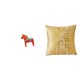thumbnail image 1 of Estatua sueca tradicional de caballo de Dalecarlian, funda de cojín artesanal de escritorio, madera maciza y poliéster, ideal para el salón., 1 of 8