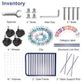 thumbnail image 3 of Art Drying Rack for Classroom, Functional & Mobile Paint Drying Rack with Removable Shelves, Canvas Shelf Art Storage with 4 Lockable Wheels, Paper Dry Racks for School & Studio, 3 of 7