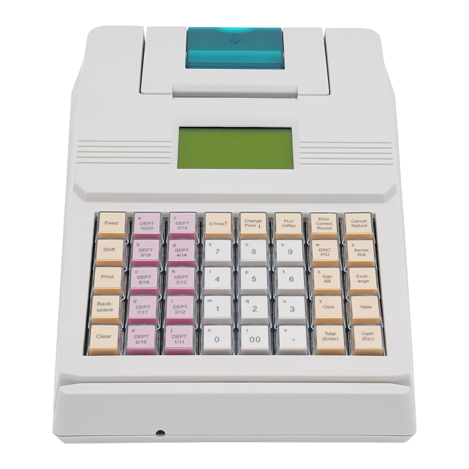Casio SE-G1SC-BU Electronic Thermal Cash Register, LCD Display