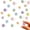 Pearlescent sparkle, variant on 25pack Star-Shaped Thumbtacks Cute Push Pins Push Pins for Bulletin Board 0.8x0.6In Corkboard Thumbtacks for Bulletin Boards Office