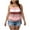 Watermelon Red, variant on UVEASISHA Plus Size Striped Tube Tops for Women Sleeveless Smocked Bandeau Tank Top Strapless Backless Tanks Green XXXL