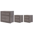 thumbnail image 1 of Set de Cajonera y 2 Buros Aurora - Gris, 1 of 5