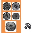 thumbnail image 2 of 8-piece Airfryer rubber bumper - Rubber cushion - Airfryer replacement part - Airfryer replacement rubber head - Easy to clean - Convenient replacement - Suitable for kitchen and airfryer baking, 2 of 5